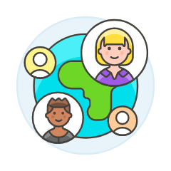 International Network 10 Illustration from UX Colors Set