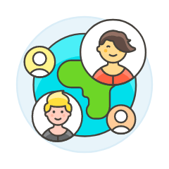 International Network 2 Illustration from UX Colors Set