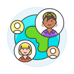 International Network 6 Illustration from UX Colors Set