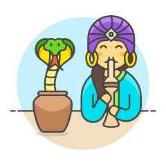 Snake Charmer 2 Illustration from UX Colors Set
