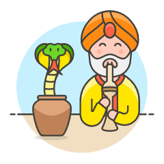 Snake Charmer 3 Illustration from UX Colors Set
