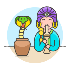 Snake Charmer 4 Illustration from UX Colors Set