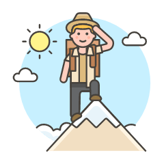 Avdenture Trip 1 Illustration from UX Colors Set