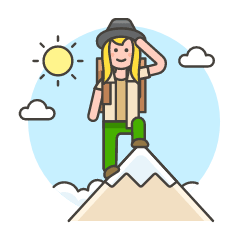 Avdenture Trip 4 Illustration from UX Colors Set