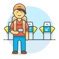 Bagpacker Trip 2 Illustration from UX Colors Set
