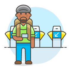 Bagpacker Trip 3 Illustration from UX Colors Set