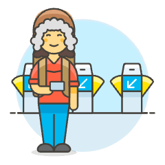 Bagpacker Trip 5 Illustration from UX Colors Set