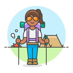 Hiking Trip 1 Illustration from UX Colors Set