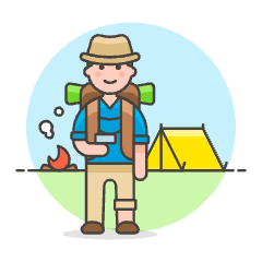 Hiking Trip 4 Illustration from UX Colors Set
