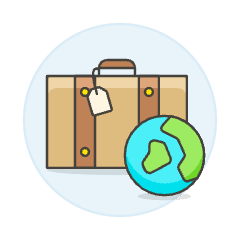 Travel Baggage 1 Illustration from UX Colors Set