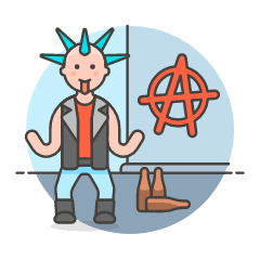 Anarchist 2 Illustration from UX Colors Set