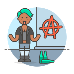 Anarchist 5 Illustration from UX Colors Set