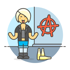 Anarchist 6 Illustration from UX Colors Set