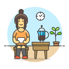 Coffee Lover 6 Illustration from UX Colors Set