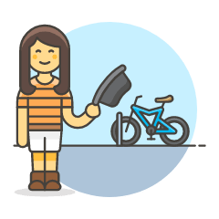 Cyclist 2 6 Illustration from UX Colors Set