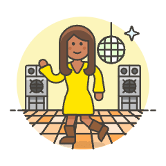 Disco Dancer 4 Illustration from UX Colors Set