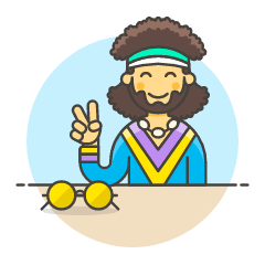 Hippie 2 5 Illustration from UX Colors Set