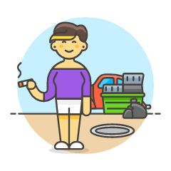 Hoarder 1 5 Illustration from UX Colors Set
