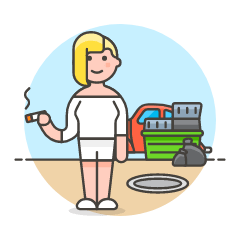 Hoarder 1 6 Illustration from UX Colors Set