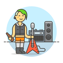 Punk Rock 2 6 Illustration from UX Colors Set