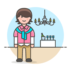 Stylist Person 1 Illustration from UX Colors Set