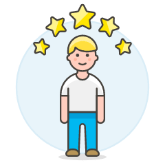 Avatar Star 1 Illustration from UX Colors Set