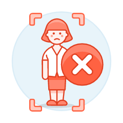 Avatar Red Remove 2 4 Illustration from UX Colors Set