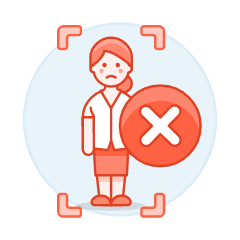 Avatar Red Remove 2 5 Illustration from UX Colors Set