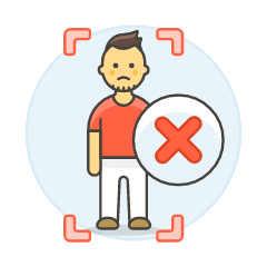 Avatar Remove 2 3 Illustration from UX Colors Set