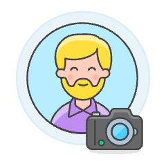Photographer 1 Illustration from UX Colors Set