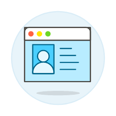 Browser Window Illustration from UX Colors Set