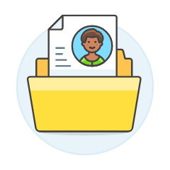 Folder Document 3 Illustration from UX Colors Set