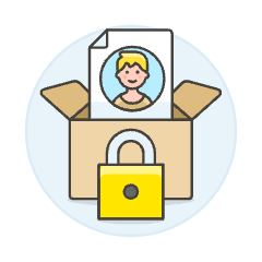 Document Box Lock 2 Illustration from UX Colors Set