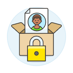 Document Box Lock 3 Illustration from UX Colors Set