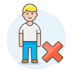 Avatar Remove 1 1 Illustration from UX Colors Set