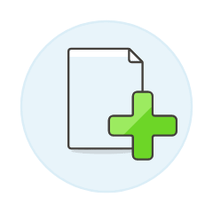 Document Add 2 Illustration from UX Colors Set