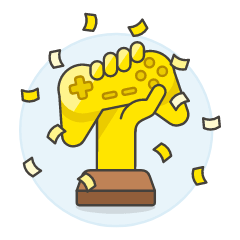 Games Trophy 2 Illustration from UX Colors Set