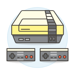 Game Consoles 1 Illustration from UX Colors Set
