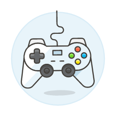Game Pad Illustration from UX Colors Set