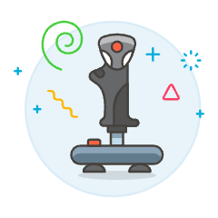 Joy Stick Illustration from UX Colors Set