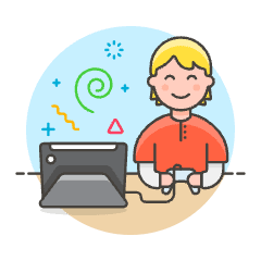 Player Tablet 1 Illustration from UX Colors Set