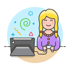 Player Tablet 2 Illustration from UX Colors Set