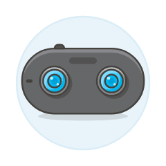 Video Camera Actioncam Illustration from UX Colors Set