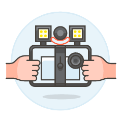 Video Camera Mobile 1 Illustration from UX Colors Set