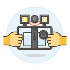 Video Camera Mobile 2 Illustration from UX Colors Set