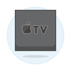 Devices Apple Tv 2 Illustration from UX Colors Set