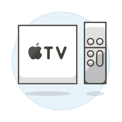 Devices Apple Tv 3 Illustration from UX Colors Set