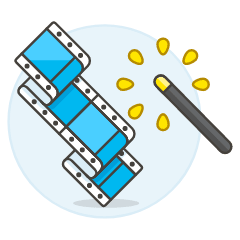 Video Editing 1 Illustration from UX Colors Set