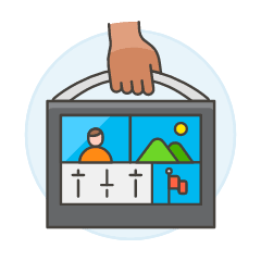 Video Portable 2 Illustration from UX Colors Set