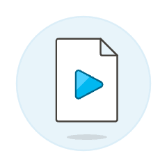 Files Play Illustration from UX Colors Set